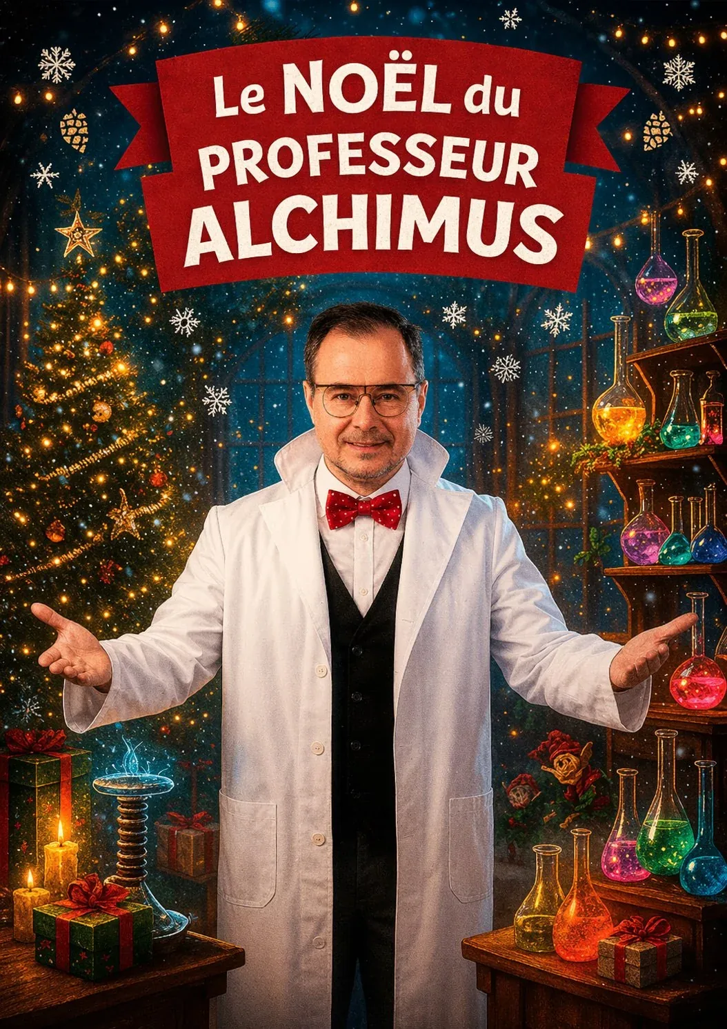 Le Noël du Professeur Alchimus, spectacle du Professeur Alchimus
