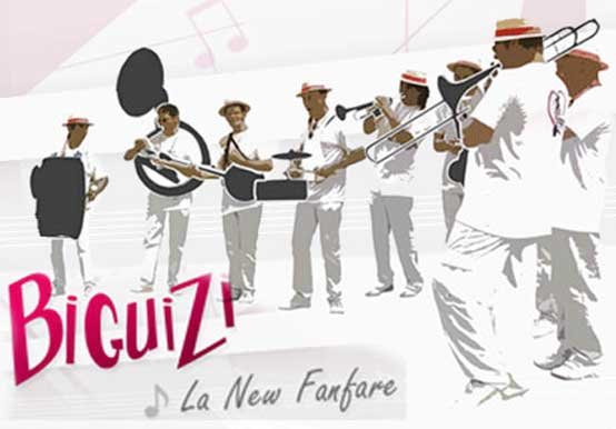 La Fanfare BiGuiZi, un artiste CANAL BLEU PRODUCTIONS – diffusion et productions de spectacles en Pays de la Loire