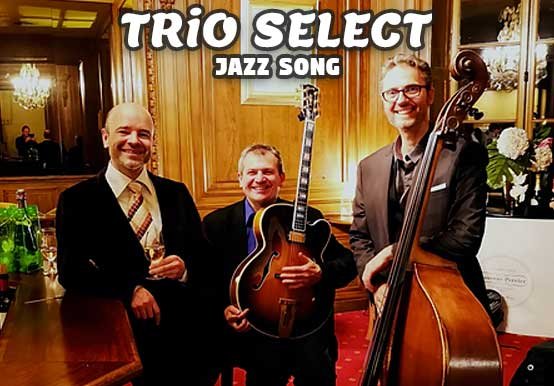 TRIO SELECT, un artiste CANAL BLEU PRODUCTIONS – diffusion et productions de spectacles en Pays de la Loire