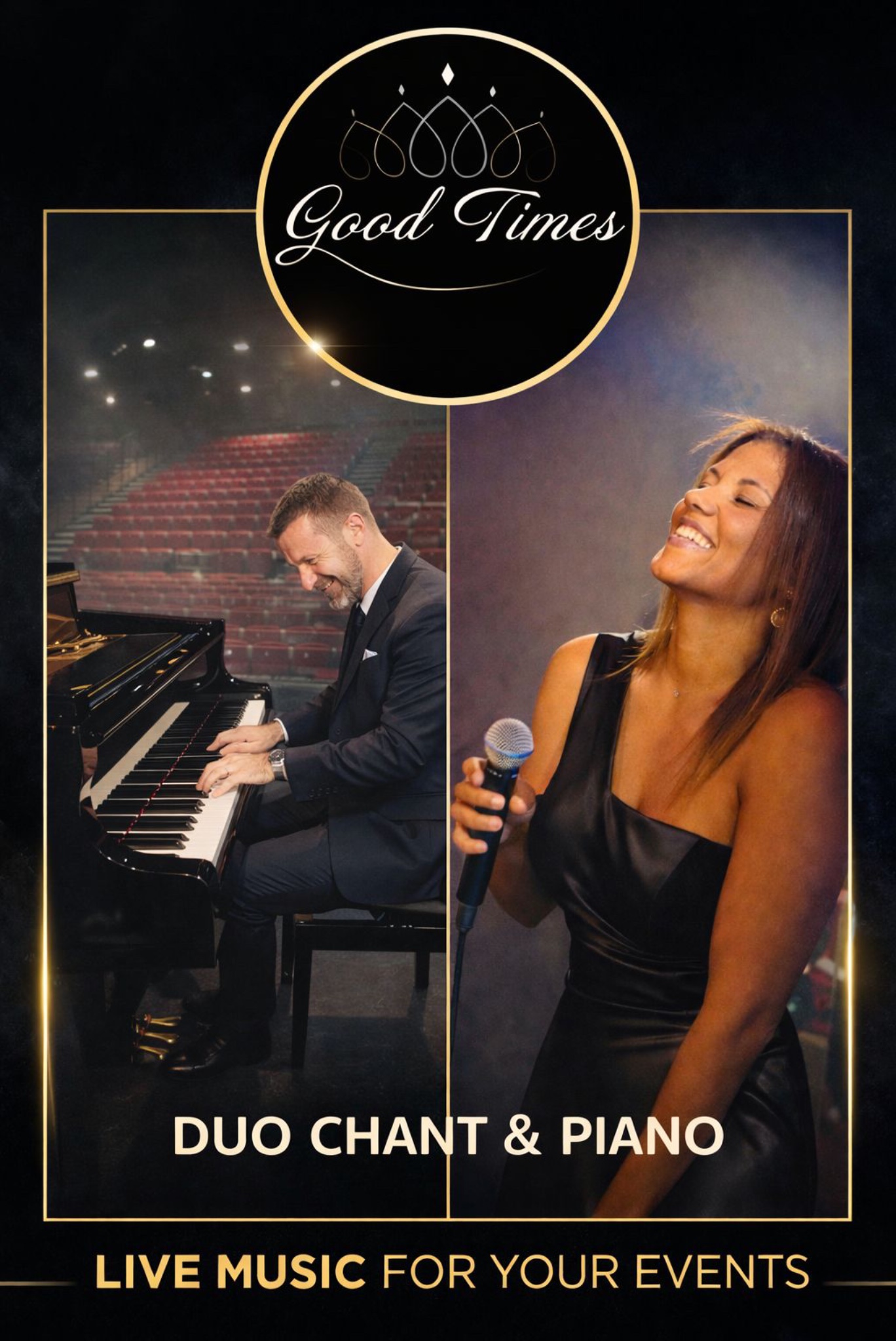 Duo Good Times, piano-voix lounge avec Cédric et Amélie