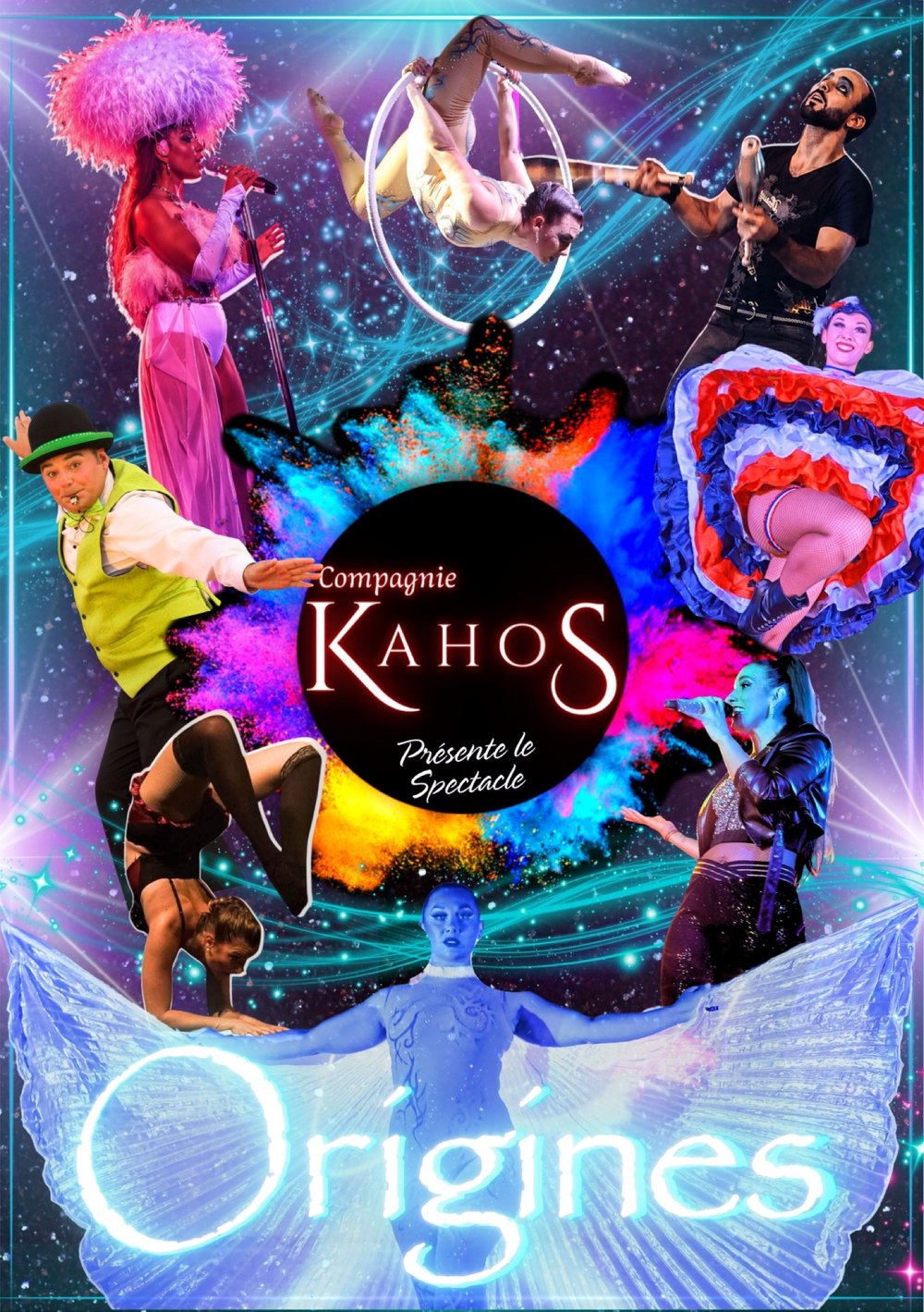 Affiche du spectacle ORIGINES de la Compagnie Kahos