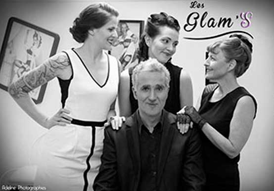 Les Glams, un artiste CANAL BLEU PRODUCTIONS – diffusion et productions de spectacles en Pays de la Loire